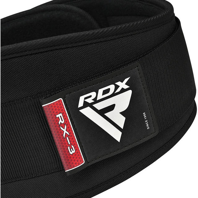 Пояс для важкої атлетики RDX RX3 EVA Curve Black L
