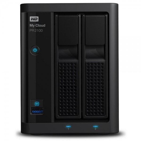 Мережеве сховище Western Digital My Cloud Pro Series PR2100 16TB WDBBCL0160JBK-EESN (F00165851)