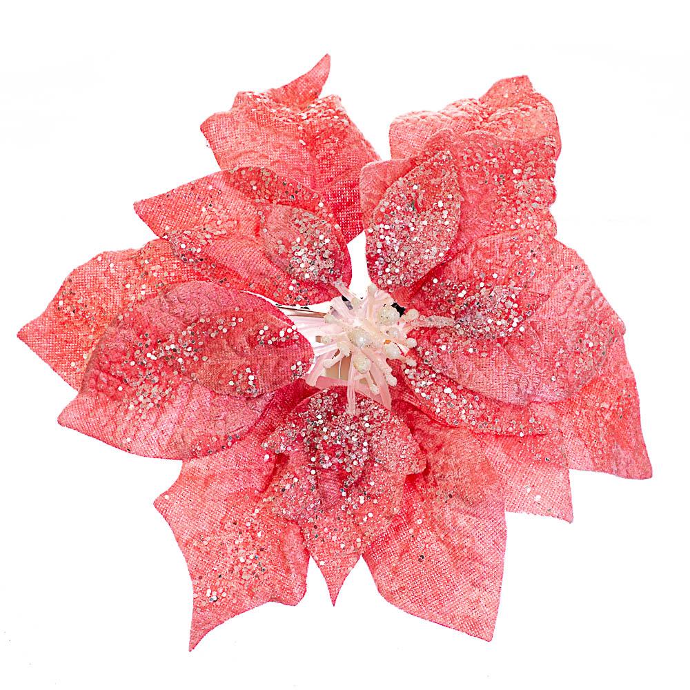 Декоративный цветок Elisey снежный Красный (6008-011)