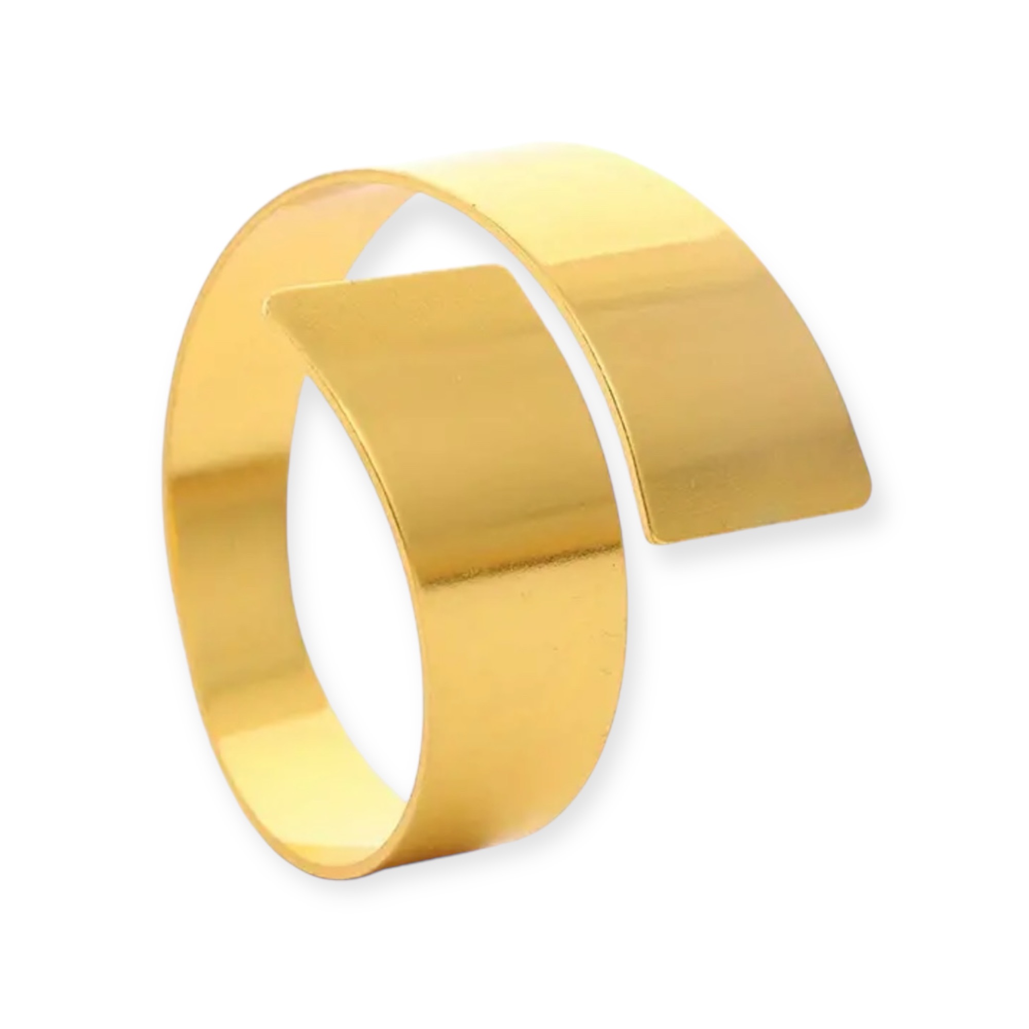 Набор колец для салфеток Світ текстилю Gold 6 шт 45х50 мм Золотистый