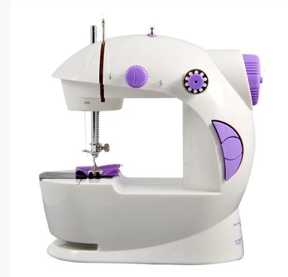 Міні швейна машинка Sewing Machine FHSM-201 4 в 1 з підсвічуванням та адаптером