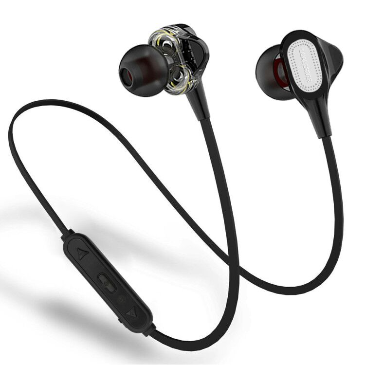 Bluetooth навушники HOOK QL Dual Driver Сірий (hub_7kk2pz_my)