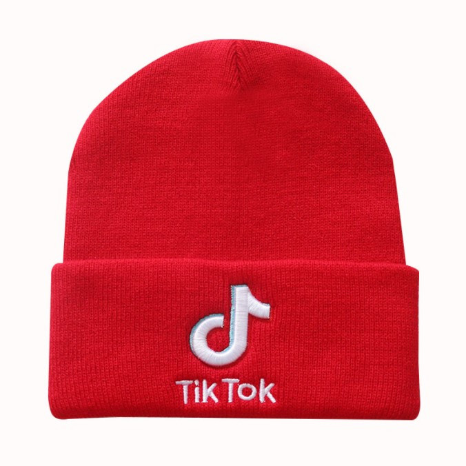 Шапка Jsstore Тик Ток Лого One Size Красный