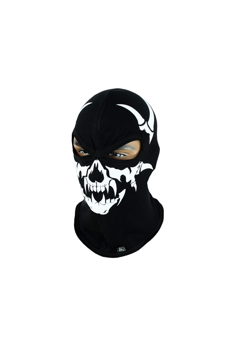 Балаклава Radical Skull s7 XL/XXL Чорно-білий (r0947)