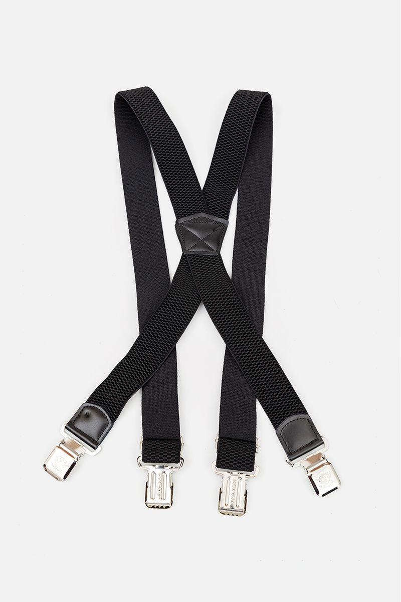 Подтяжки мужские черный 196R40Y14 Ager 95*4см