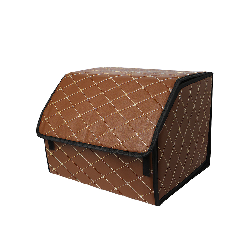 Автомобільний органайзер No Brand ZWX-002 Brown/Gold 40х30х30 см
