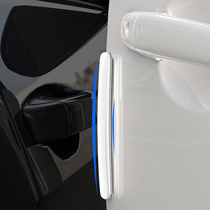 Захисна накладка для автомобільних дверей Baseus Streamlined Car Door Bumper CRFZT-02 4шт Білий