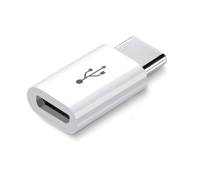 Адаптер Переходник microUSB - Type-C GT Gray (43236884)