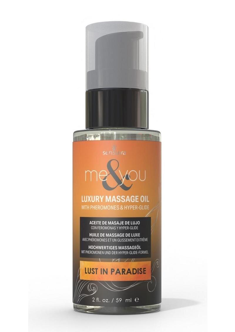 Массажное масло Sensuva Me&You Lust in Paradise Lemon Ginger Orange Vanilla&Sugar 59 мл