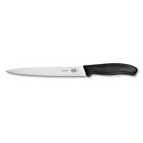 Кухонний ніж Victorinox SwissClassic філейний 200 мм Чорний (6.8713.20)