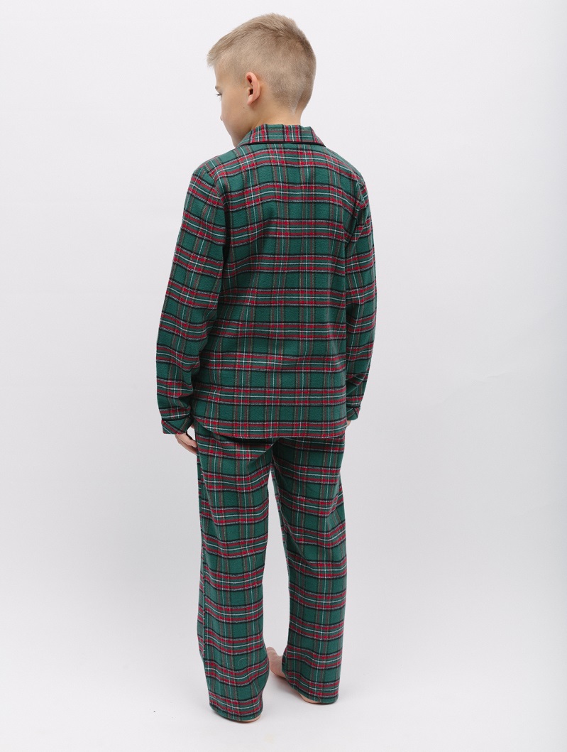 Пижама Cyberjammies Whistler 6856 146 см Зелено-красный (5051877471399)