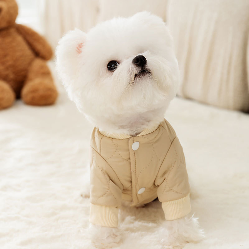 Куртка для животных Hippie Dog Тедди 2310SXSL1869 Beige M Happy Day 13139-84845