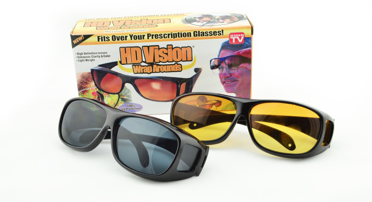 Антибликовые очки ночного видения VigohA HD vision Glasses 2 в 1