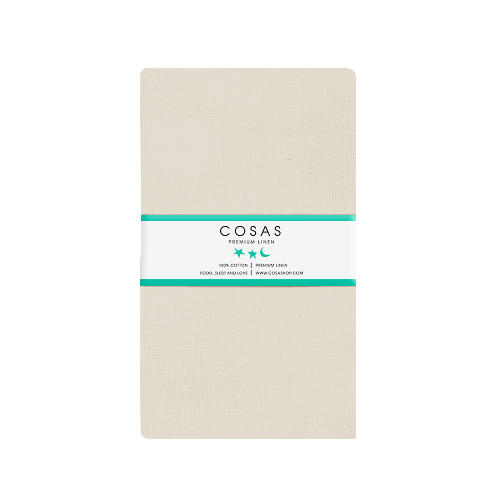 Набір наволочки і простирадло COSAS BEIGE ZIGZAG MINT GREY COSAS м'ятний бежевий