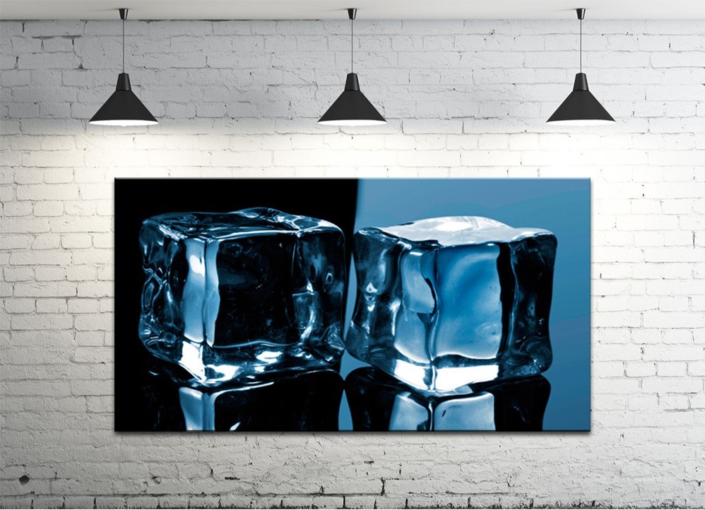 Картина на холсте ProfART S50100-D924 100 x 50 см Кубики льда (hub_aaLE27676)