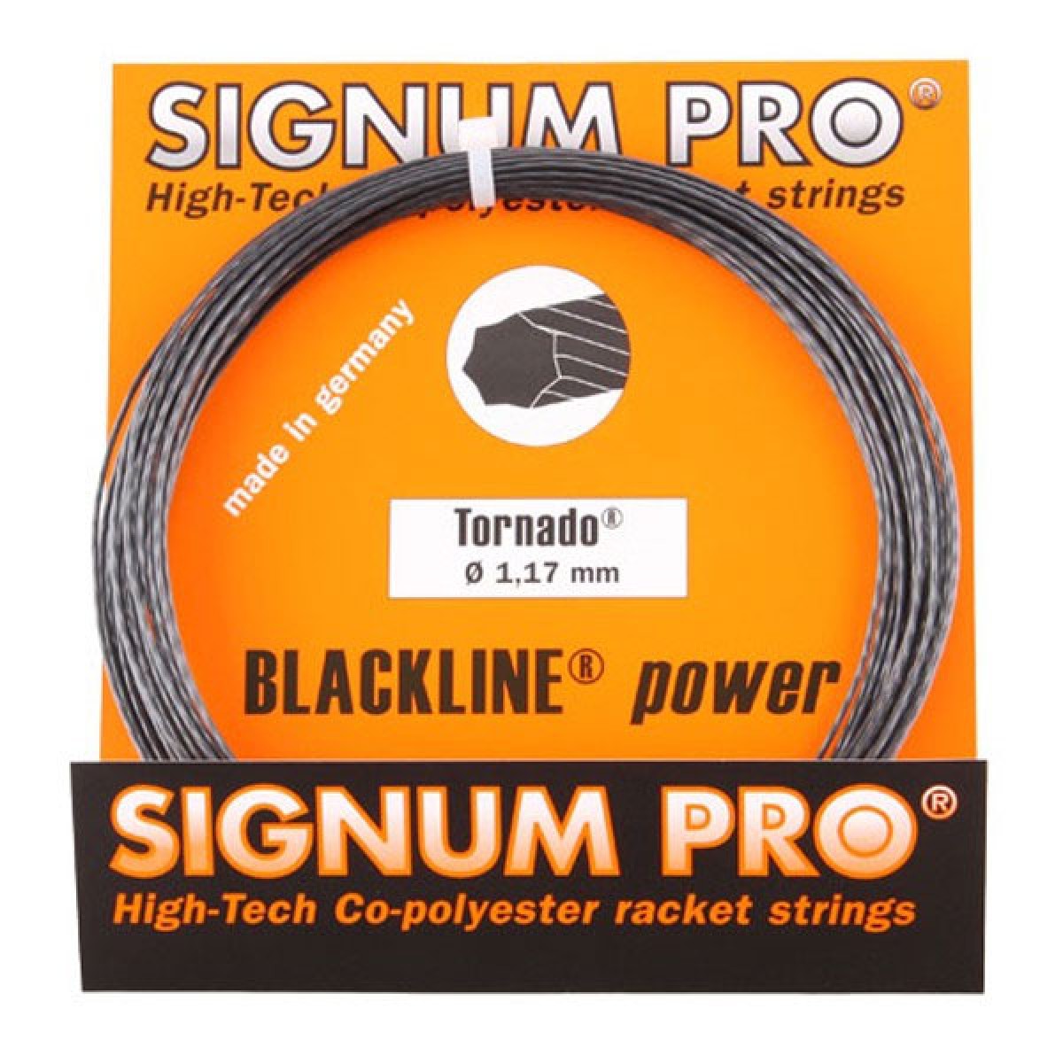 Теннисные струны Signum Pro Tornado 12,2m Толщина: 1.17mm