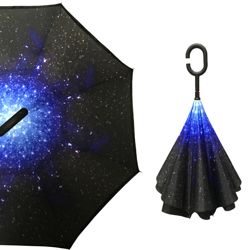 Зонт Up-Brella Звёздное небо Черно-синий (2907-7807)