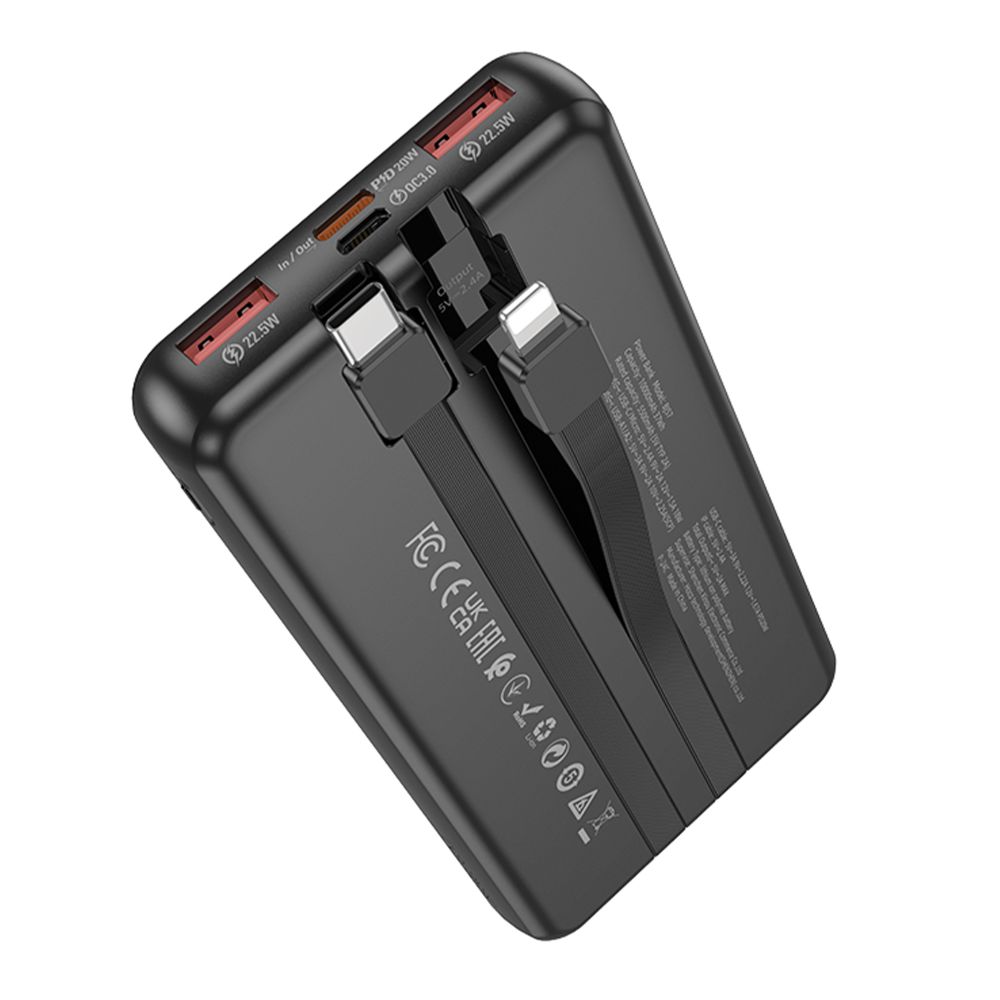 Універсальна мобільна батарея Borofone BJ57 Graceful 10000 mAh Black (36741_3608967)
