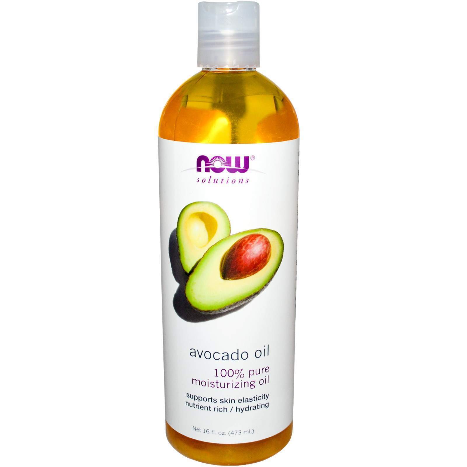 Масло авокадо Avocado Oil Now Foods Solutions 473 мл