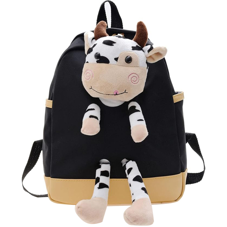 Детский рюкзак Lesko A-7757 Cow Black 30х22 см 13315-83429
