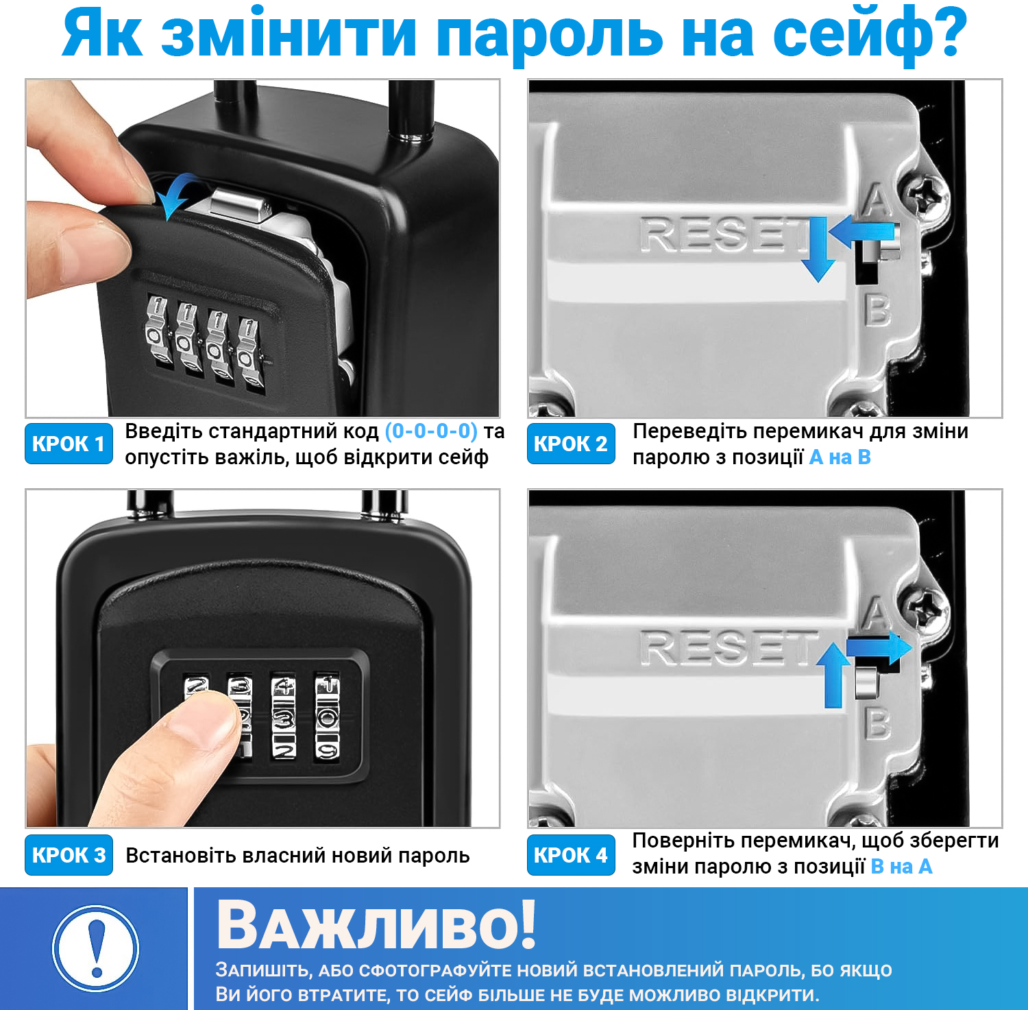 Подвесной металлический мини сейф для ключей с крючком и паролем uSafe KS-05s Черный