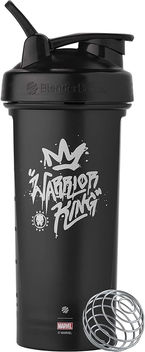 Шейкер спортивный BlenderBottle Classic Loop PRO Marvel Black Panther 28oz/820ml Черный (600560)