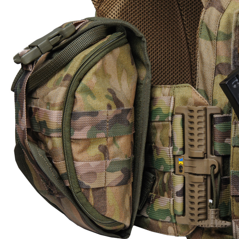 Плитоноска тактическая с быстрым сбросом с подсумками No Brand Warmor Gen.3 Pro Max One Size Мультикам (2396567744)