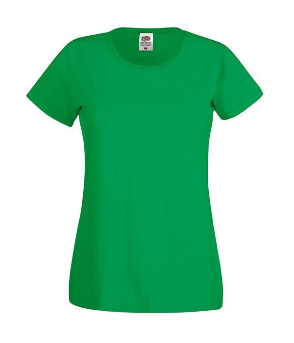 Жіноча футболка легка Fruit of the Loom XL Яскраво-Зелений (D061420047XL)