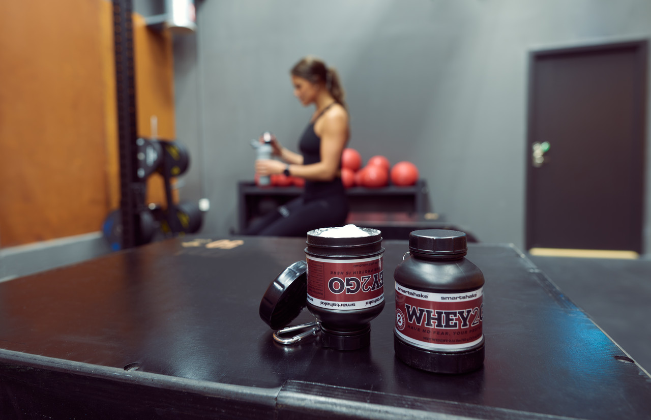 Контейнер Smartshake Whey2Go Funnel Pillbox 110ml Black