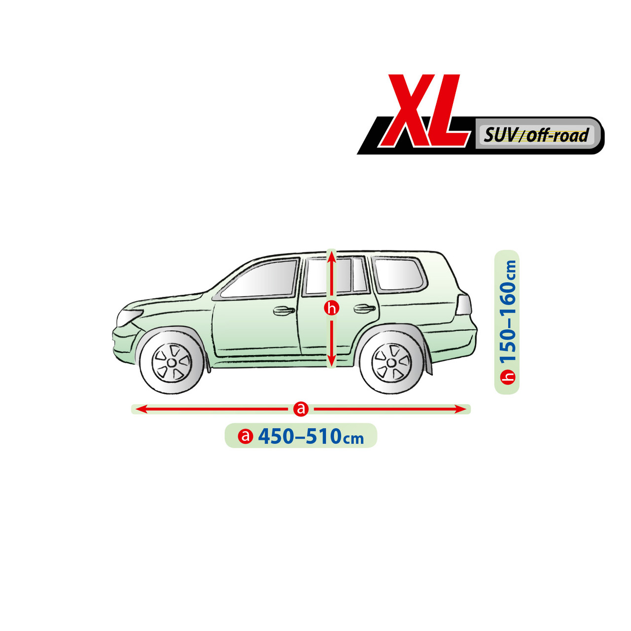 Чехол-тент для автомобиля PEUGEOT 4007 Kegel-Blazusiak Mobile Garage XL SUV/Off Road Серый (5-4123-248-3020)