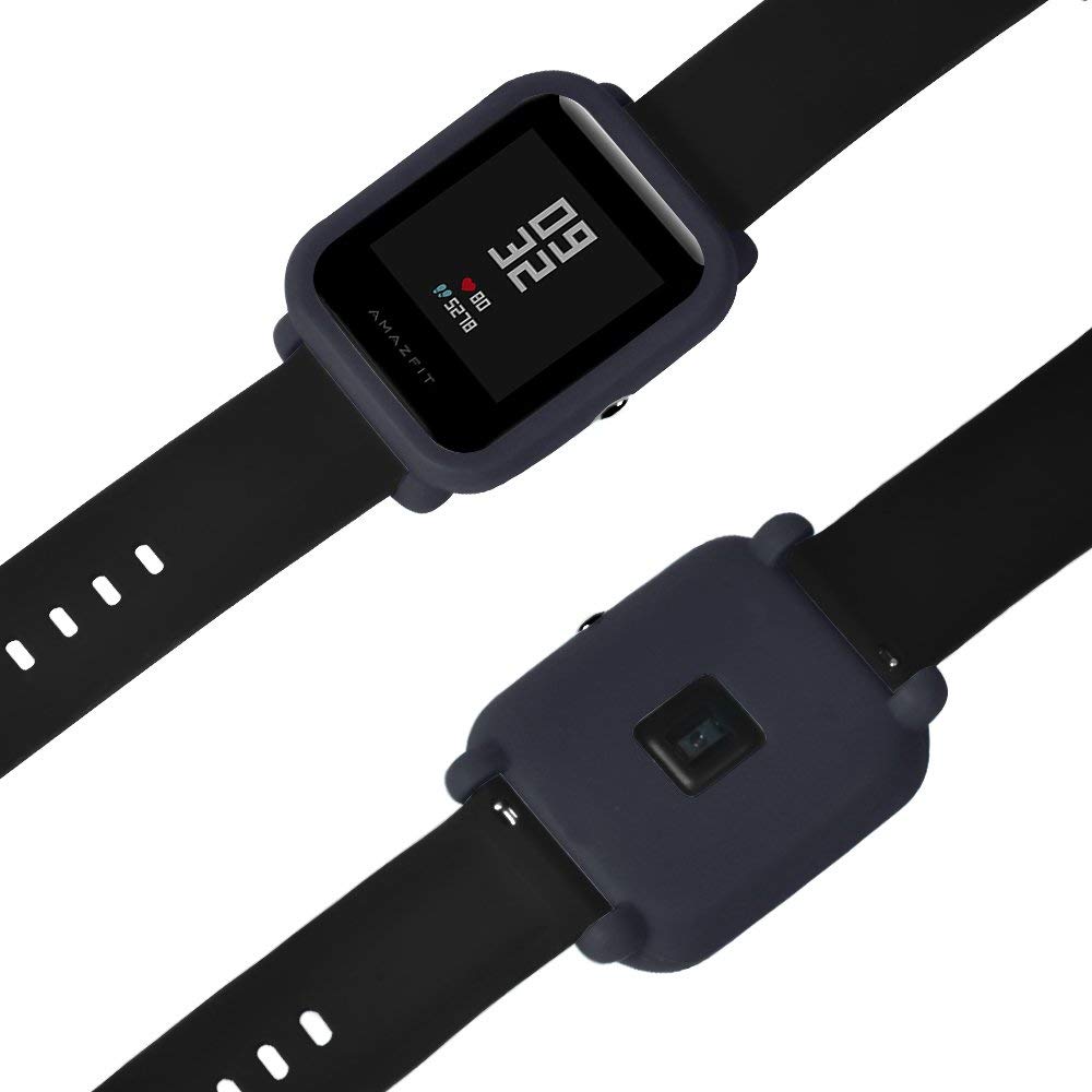 Силіконовий чохол Tamister на весь корпус для Xiaomi Amazfit BIP Темно-Синій (1010605)