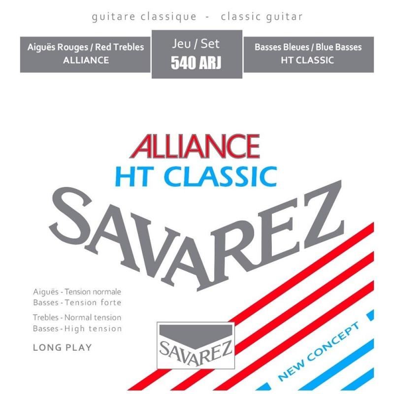 Струни для класичної гітари Savarez 540ARJ Alliance HT Classic Classic Guitar Strings Mixed Tension