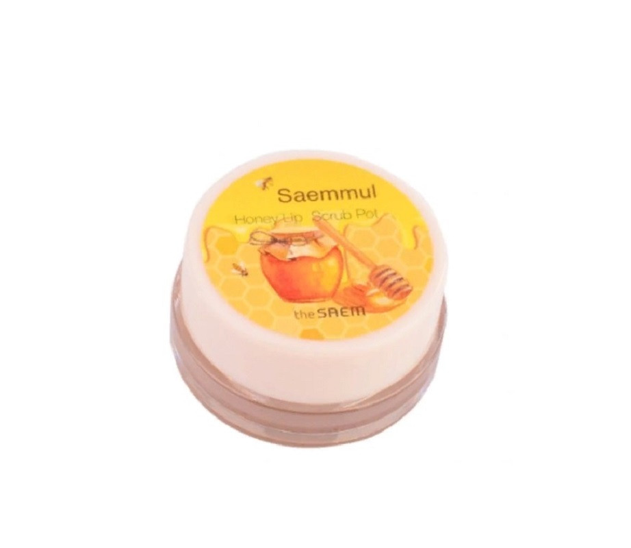 Медовий скраб для губ The Saem Saemmul Honey Lip Scrub Pot 7 г (8806164136898)
