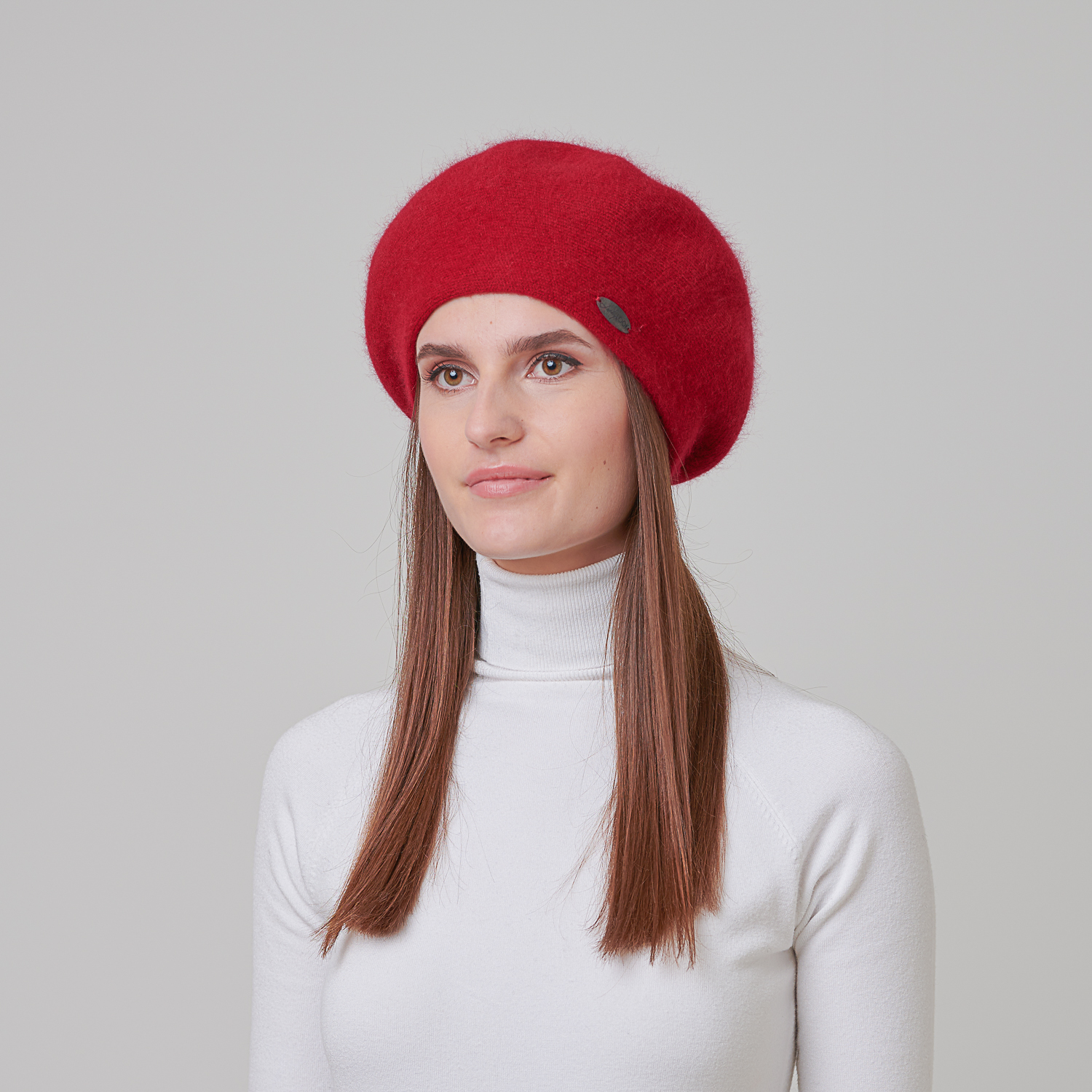 Бере жіноча ROSE 955-678 LuckyLOOK OneSize Бордовий