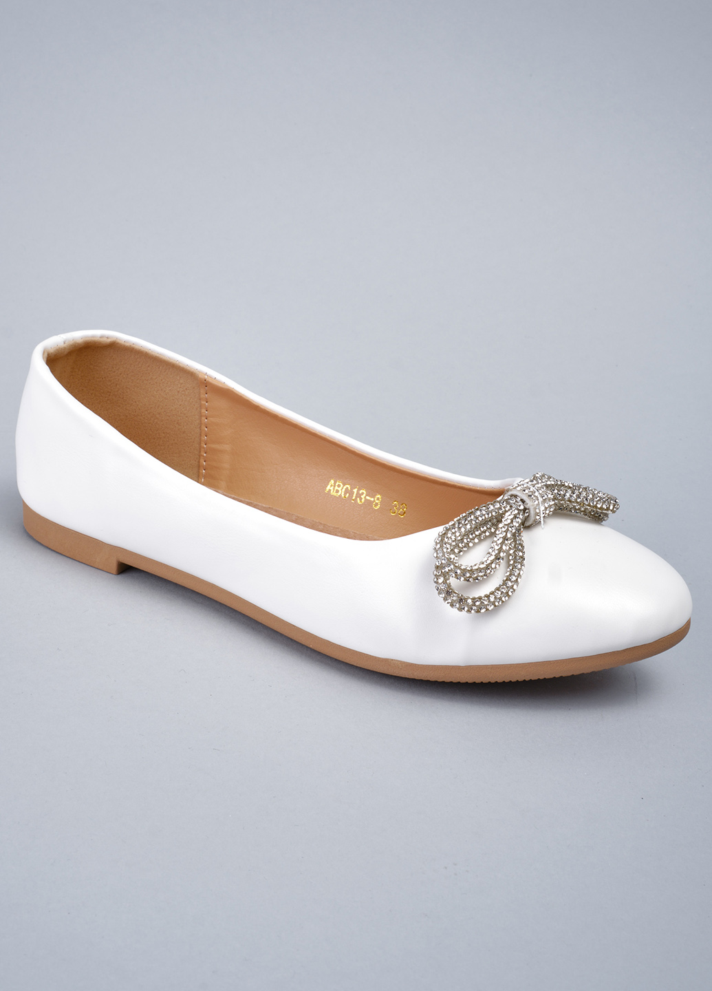 Балетки женские 343432 р.38 (23) Fashion Белый