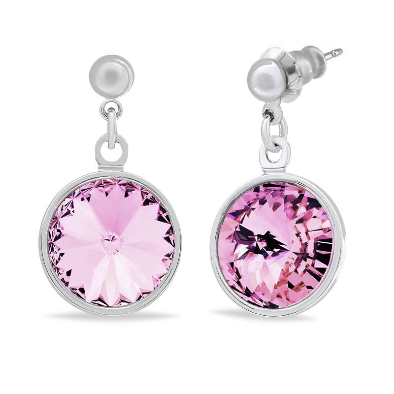 Сережки KOBI Rivoli Kolo 12 мм зі Swarovski (7740-1076-14-32)