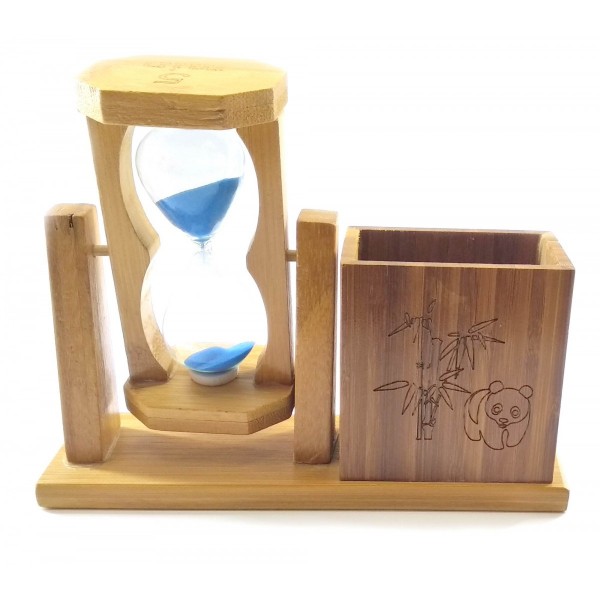 Годинник пісочний з підставкою Синій (238827)
