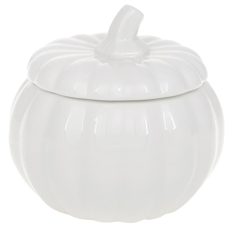 Фарфоровая сахарница White City Pumpkin 500 мл DP78805 BonaDi