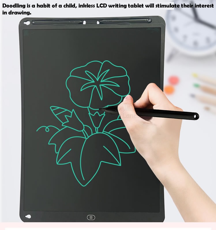 Планшет LCD графический Writing Tablet для рисования 20 дюймов black (HP050949)