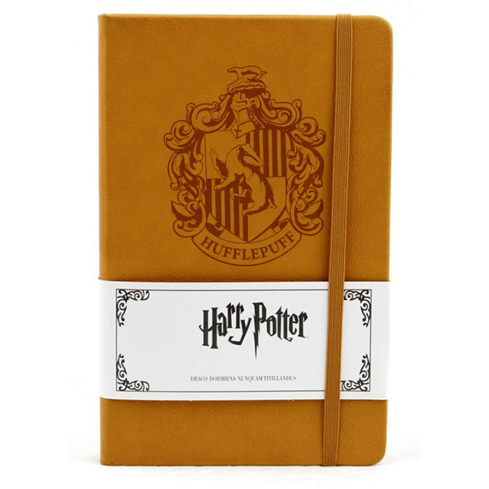 Записник Гаррі Поттер, факультет Пуффендуй з відбитком - Harry Potter, Hogwarts, house Hufflepuff (8383)