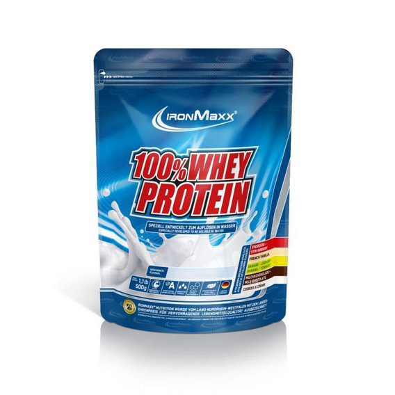 Протеин IronMaxx 100% Whey Protein 500 g /10 servings/ Cherry Yogurt