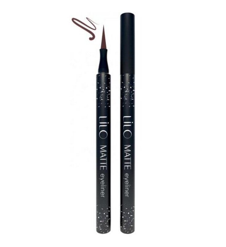 Подводка-фломастер для глаз LiLo MATTE LINER Коричневая