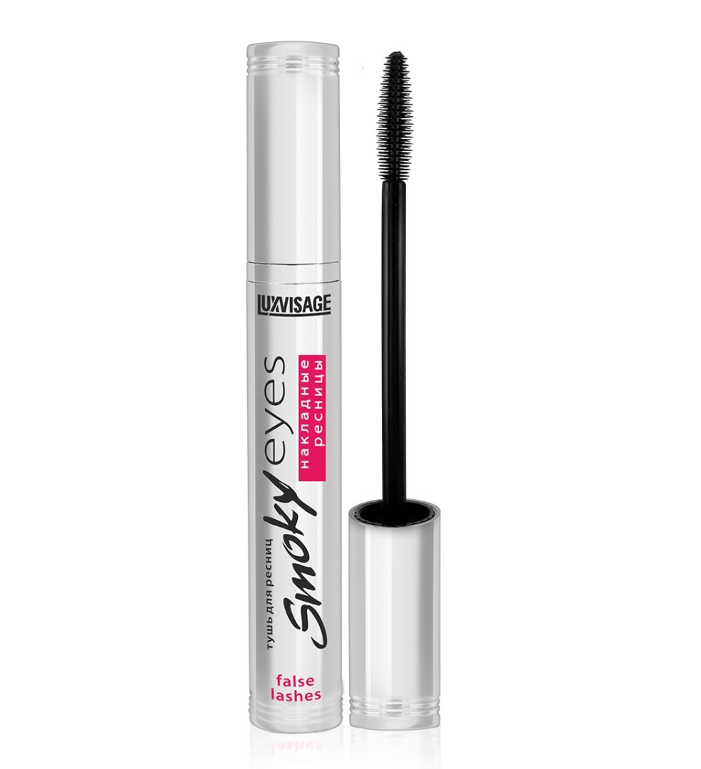 Туш для вій Luxvisage Smoky Eyes ефект накладних вій 8 мл 3917