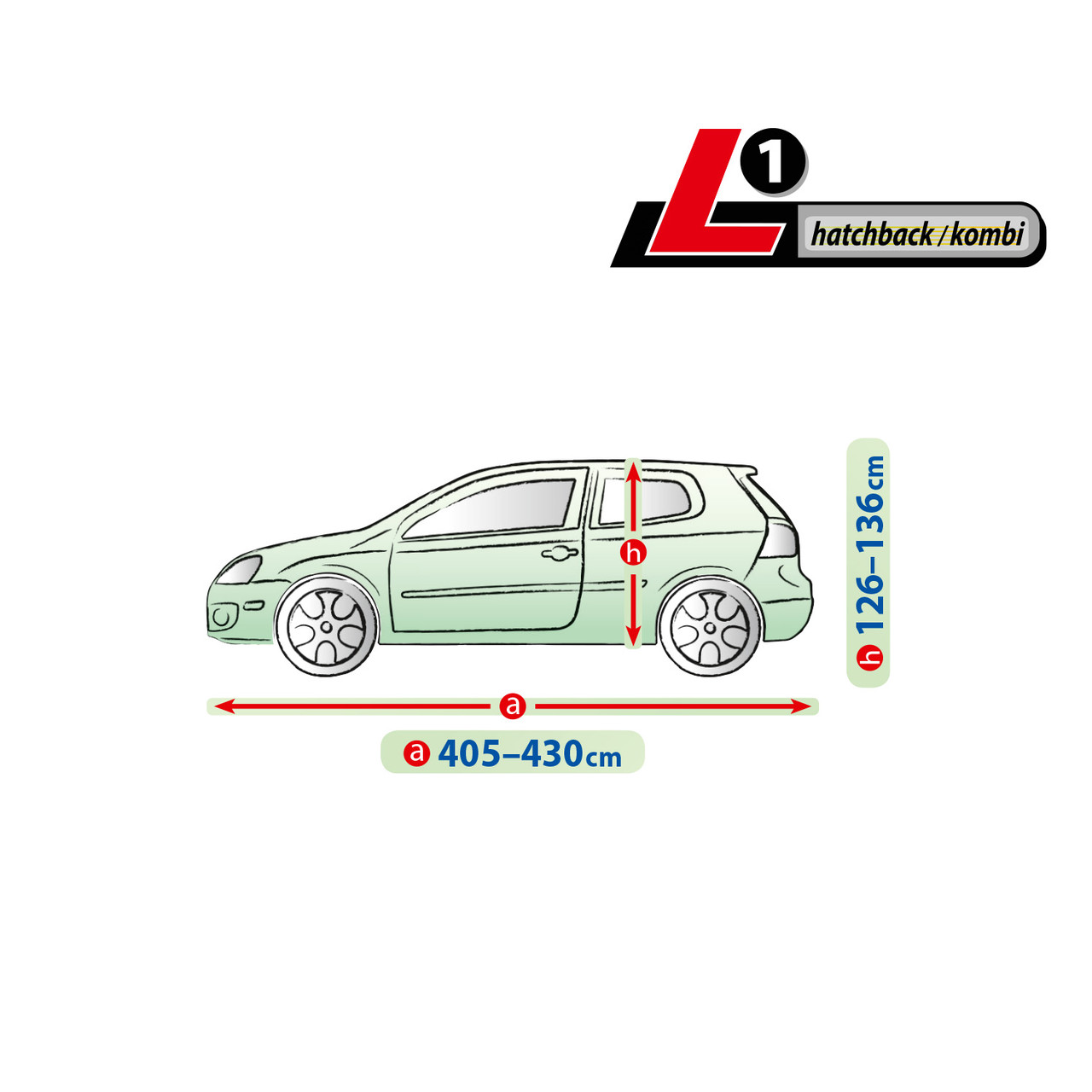 Чохол-тент для автомобіля DACIA SANDERO STEPWAY Kegel-Blazusiak Mobile Garage L1 Hatchback/Combi Сірий (5-4103-248-3020)