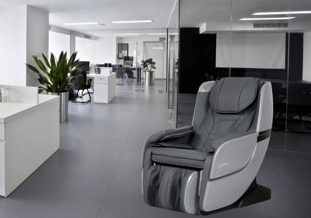 Масажне крісло Casada ECOSONIC 3D 135х70х80 см Сірий (101871)