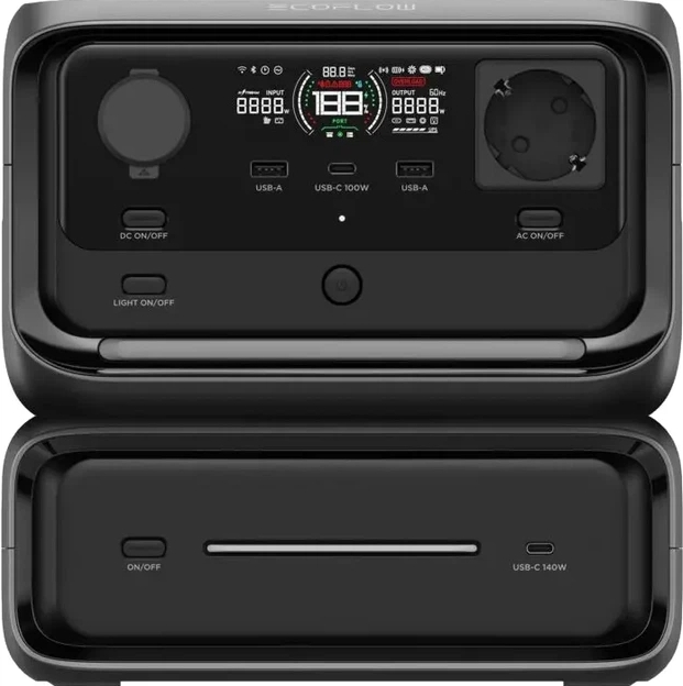 Зарядна станція EcoFlow RIVER 3 Max 600 Вт 572 Wh LiFePO4 чорна