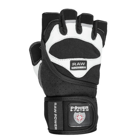 Перчатки для тяжелой атлетики Power System Raw Power PS-2850 S Black/White