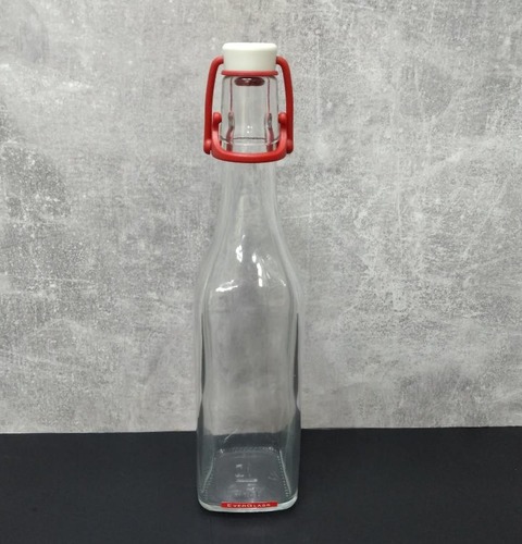 Скляна пляшка Everglass Homemade із бугельним замком 0,5 л 12001П