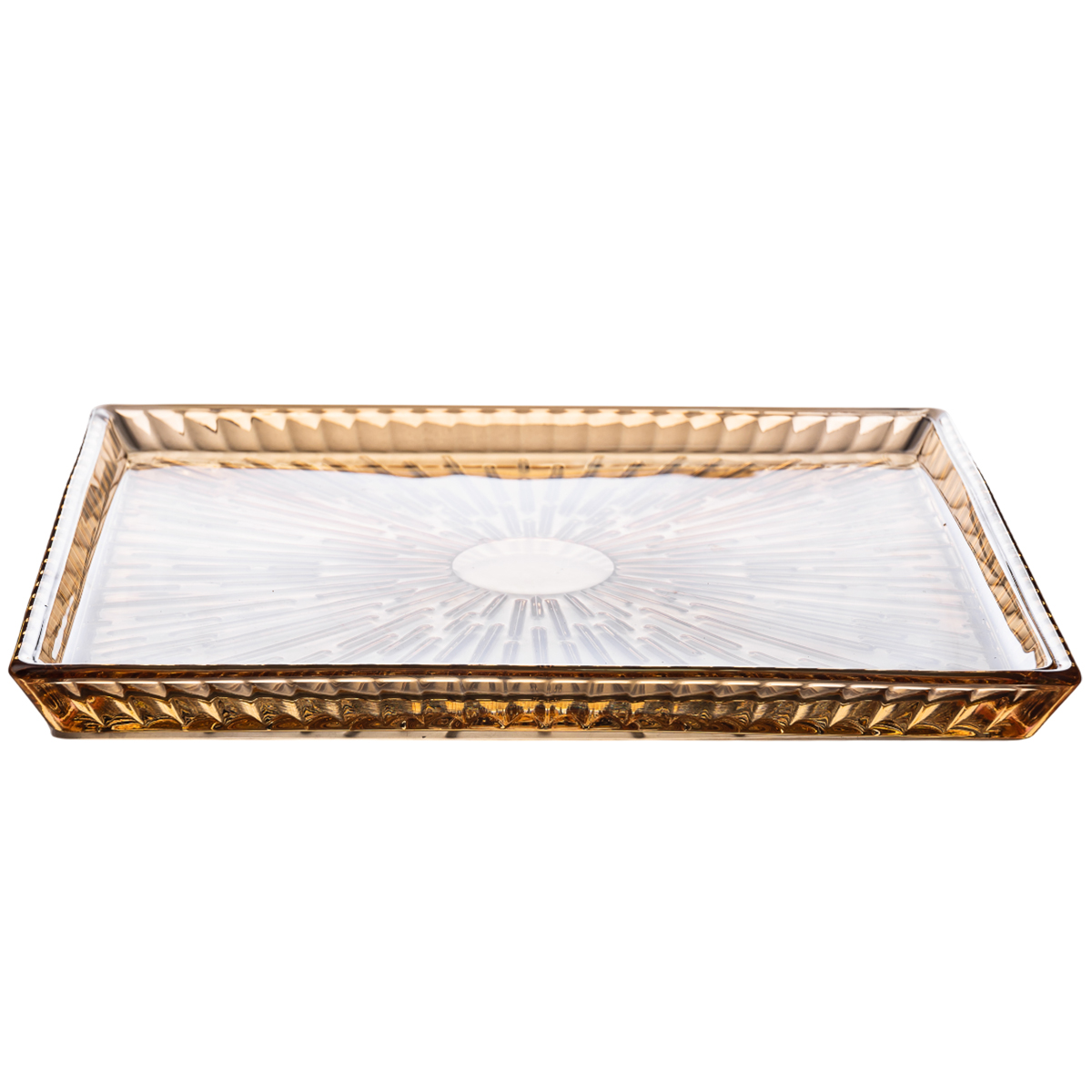 Блюдо для закусок YIWU Lirmartur flute 24.5x20.5x2 см Коричневый (HP-YH-54)