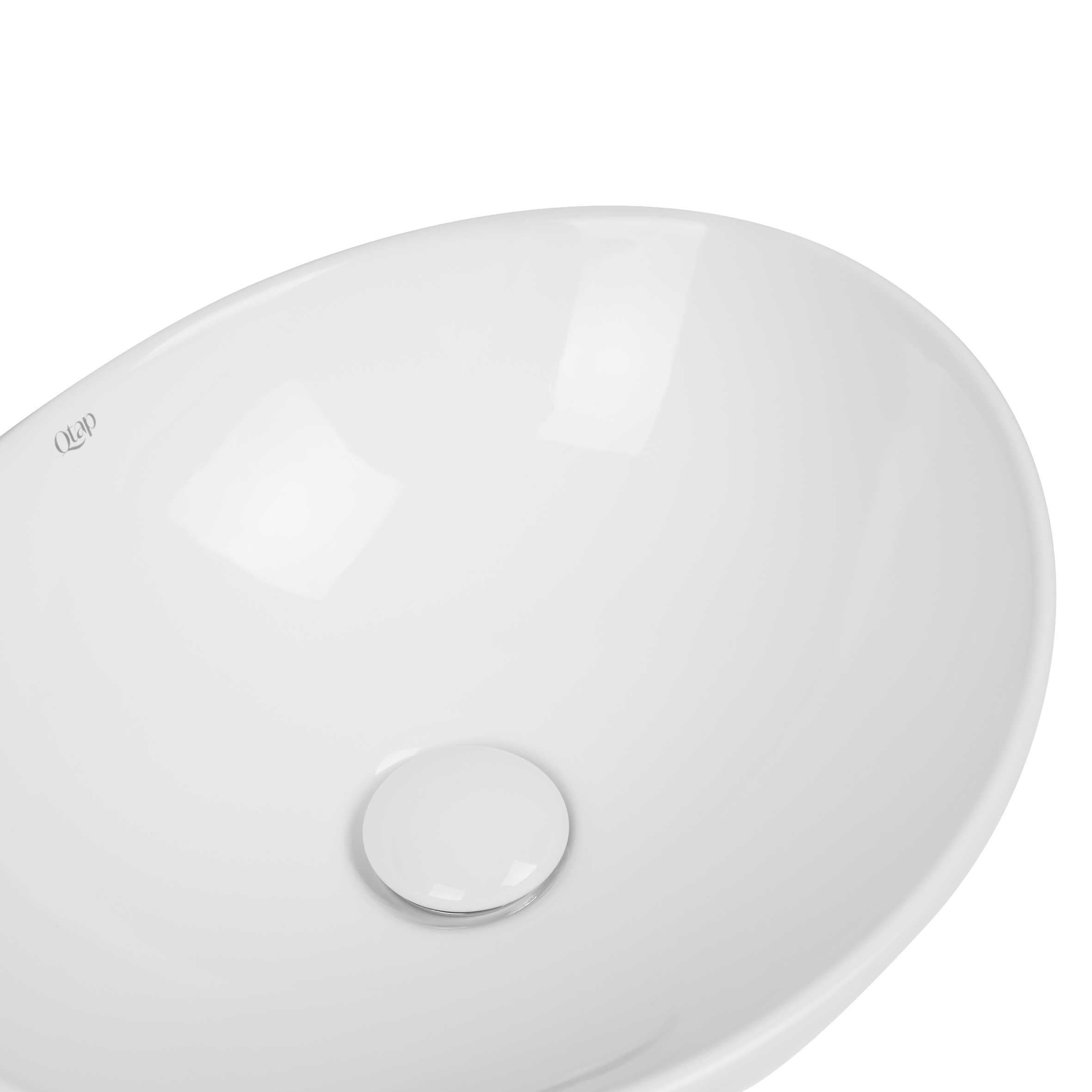 Умывальник (Раковина-Чаша) Qtap Dove С Донным Клапаном Qt06113078W White